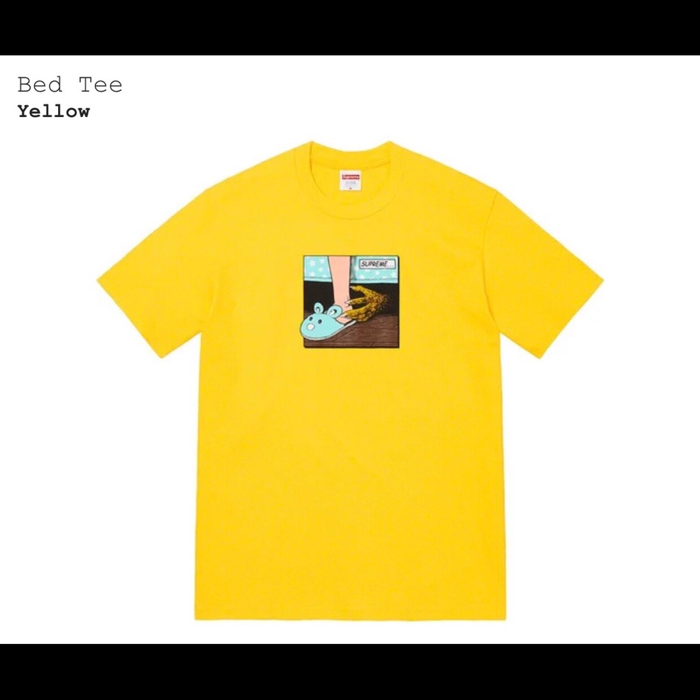 Supreme bed tee Yellow